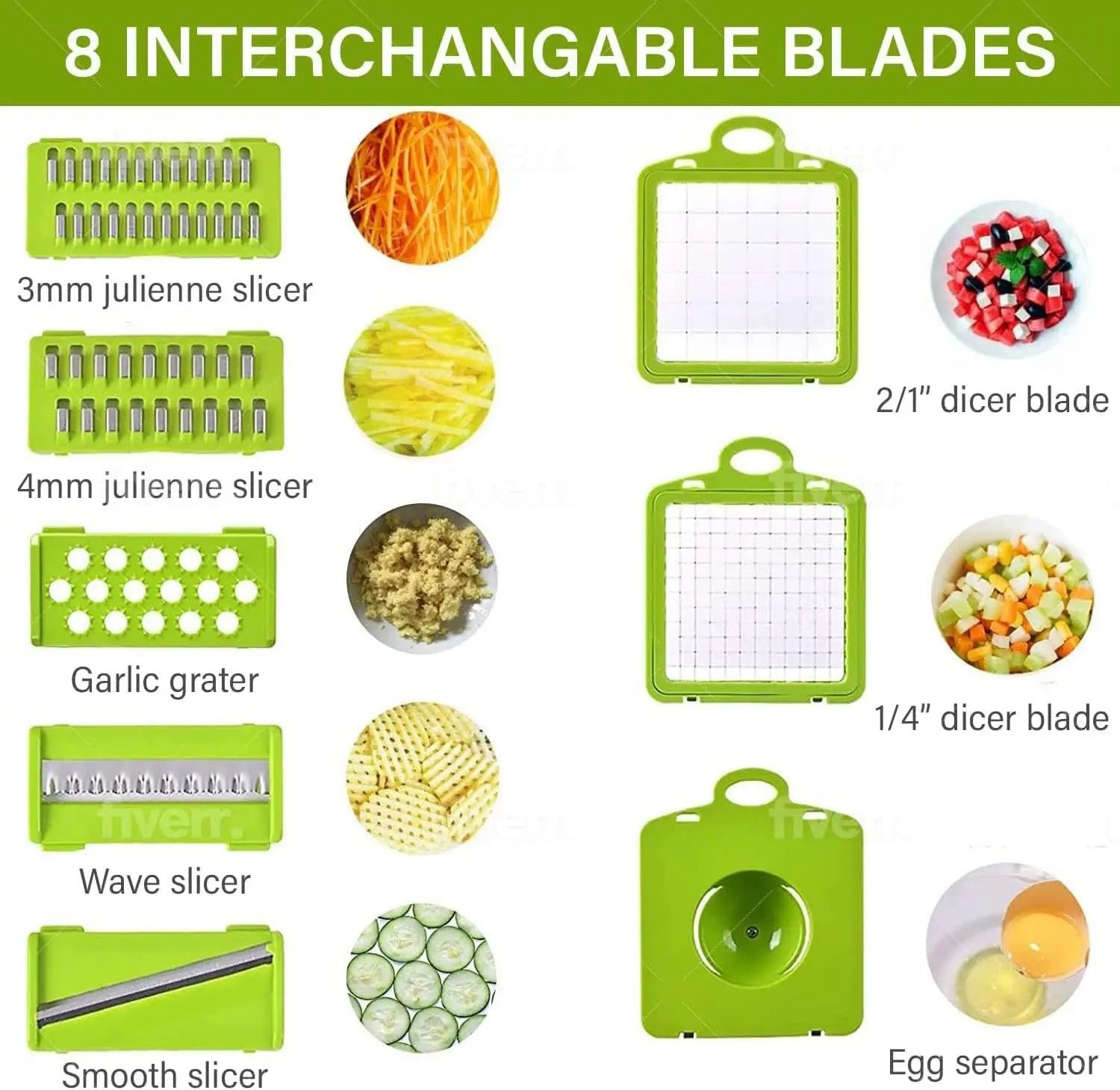 16-in-1 Vegetable Cutter ā Multifunctional Slicer & Chopper