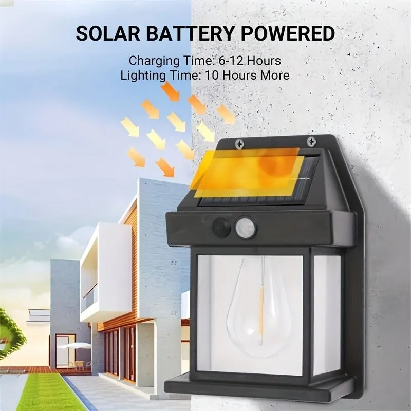 CALLISTA LED Solar Wall Lamp – Outdoor Waterproof Up & Down Garden Light