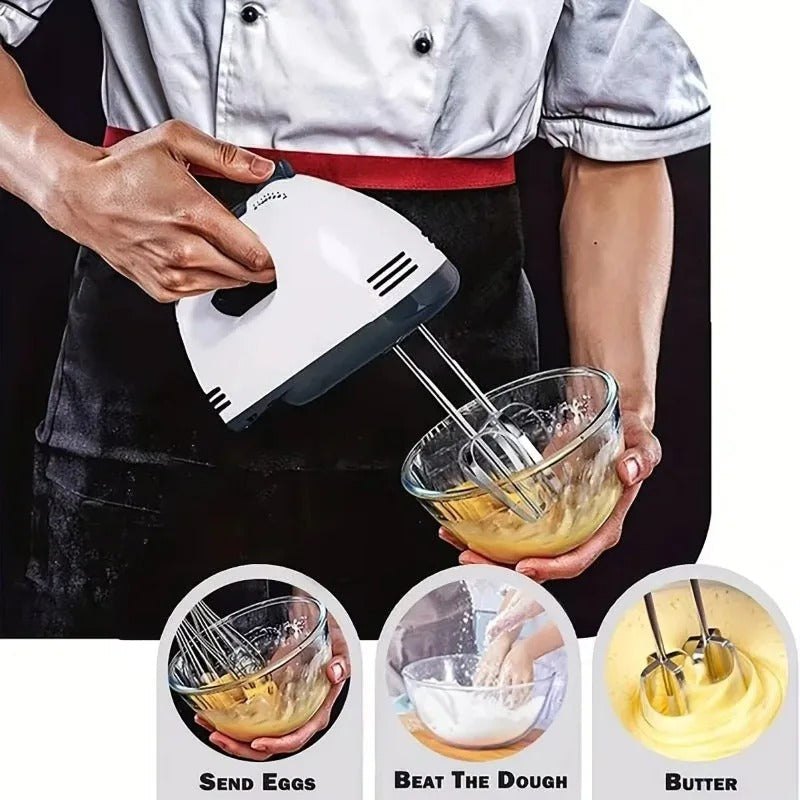 Electric Egg Beater Machine – Powerful Hand Mixer & Blender for Baking and Whipping