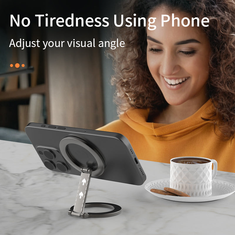 Magnetic Foldable Phone Holder | Adjustable MagSafe Mobile Stand