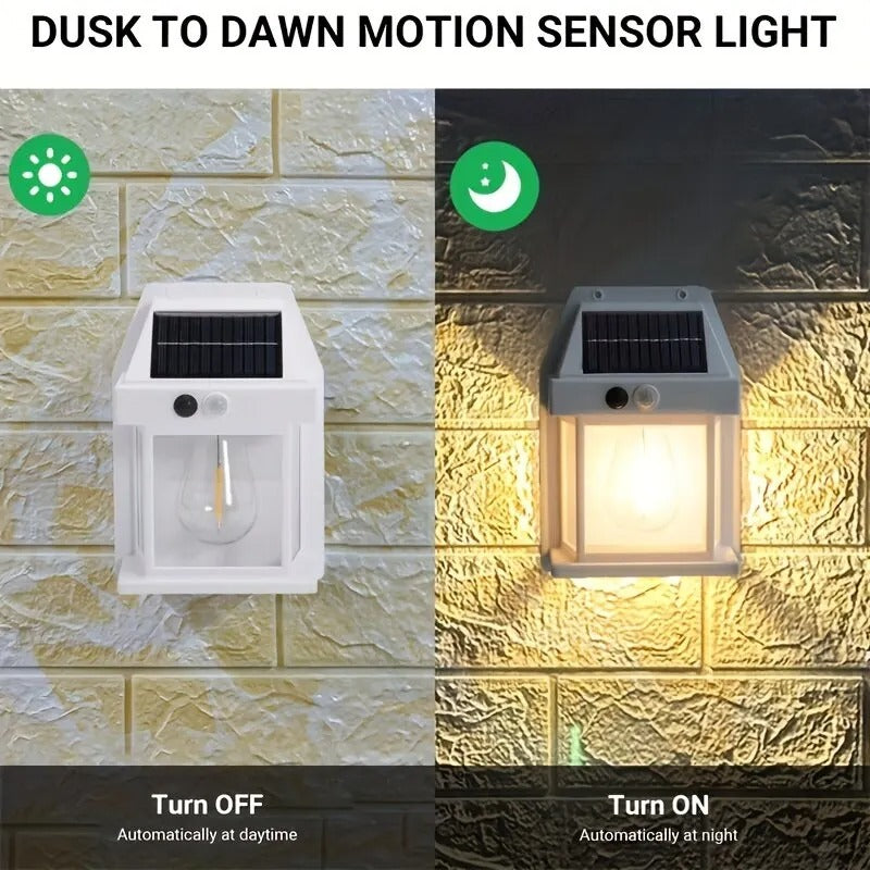 CALLISTA LED Solar Wall Lamp – Outdoor Waterproof Up & Down Garden Light