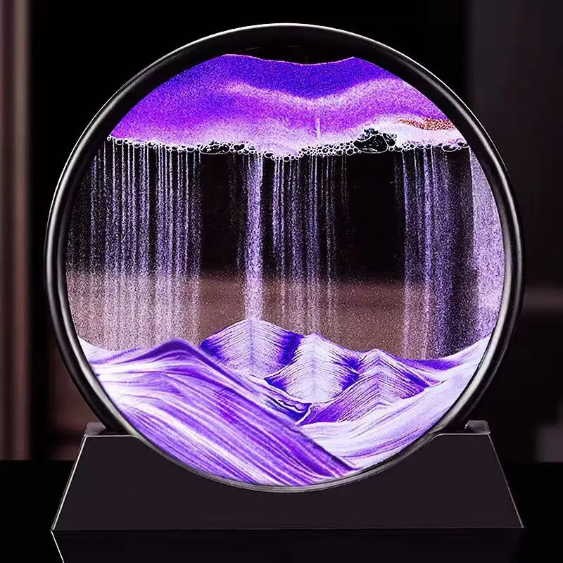 Moving Quick Sand Art Frame – Relaxing Home & Office Decor Showpiece