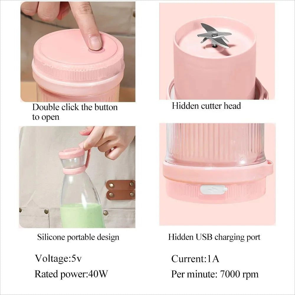 Mini Portable Juicer Blender – Rechargeable Personal Juice Maker