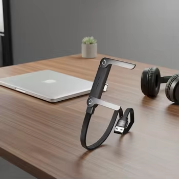 Phone Charging Cable Stand | Desktop Cable Organizer Holder