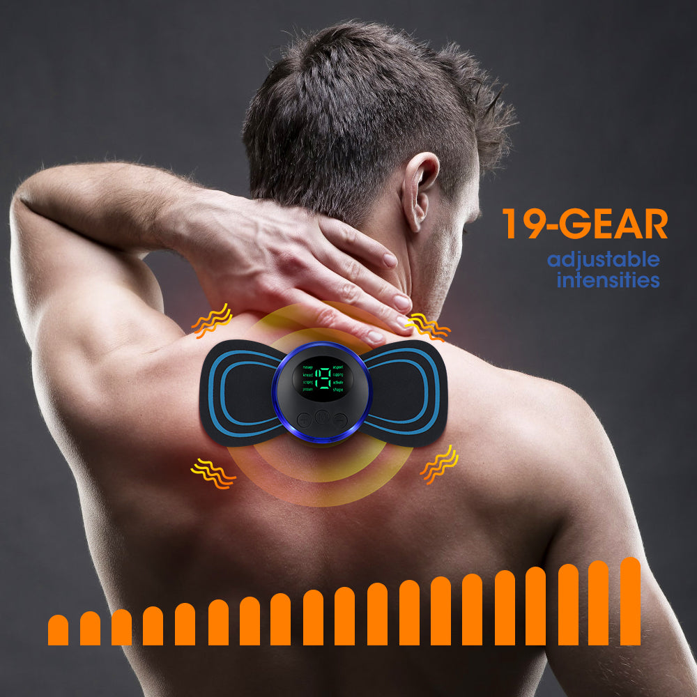 Smart EMS Muscle Massager | Rechargeable Electric Pulse Therapy Massage Pad