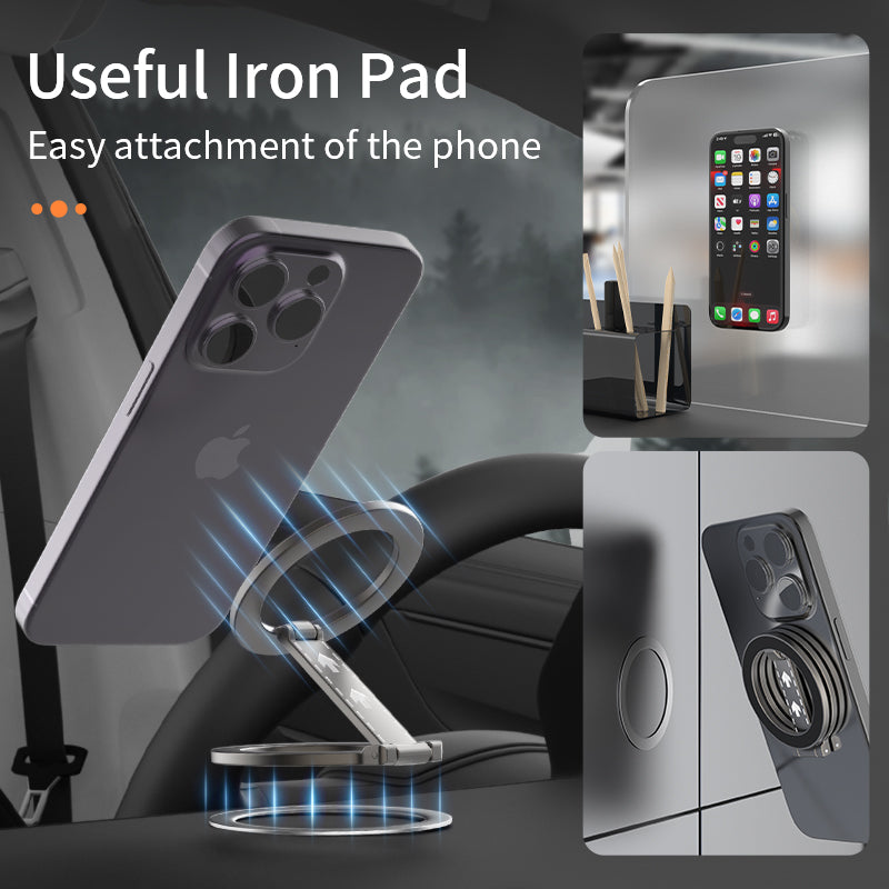 Magnetic Foldable Phone Holder | Adjustable MagSafe Mobile Stand