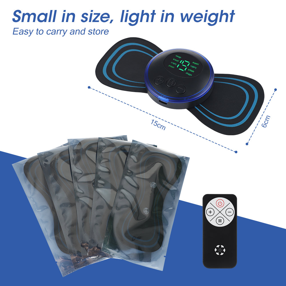 Smart EMS Muscle Massager | Rechargeable Electric Pulse Therapy Massage Pad