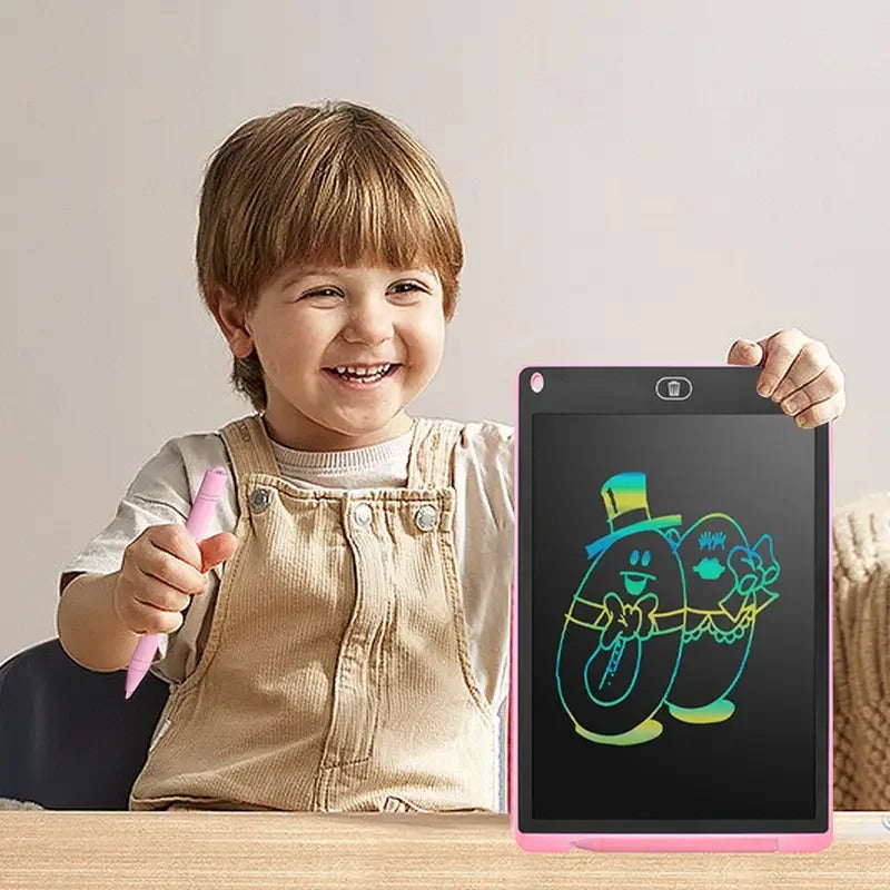 Multicolor LCD Writing Tablet for Kids – Erasable Digital Drawing & Learning Pad