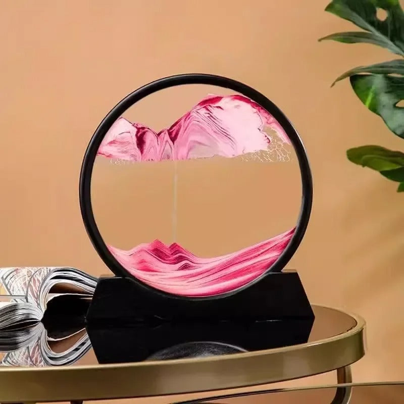 Moving Quick Sand Art Frame – Relaxing Home & Office Decor Showpiece
